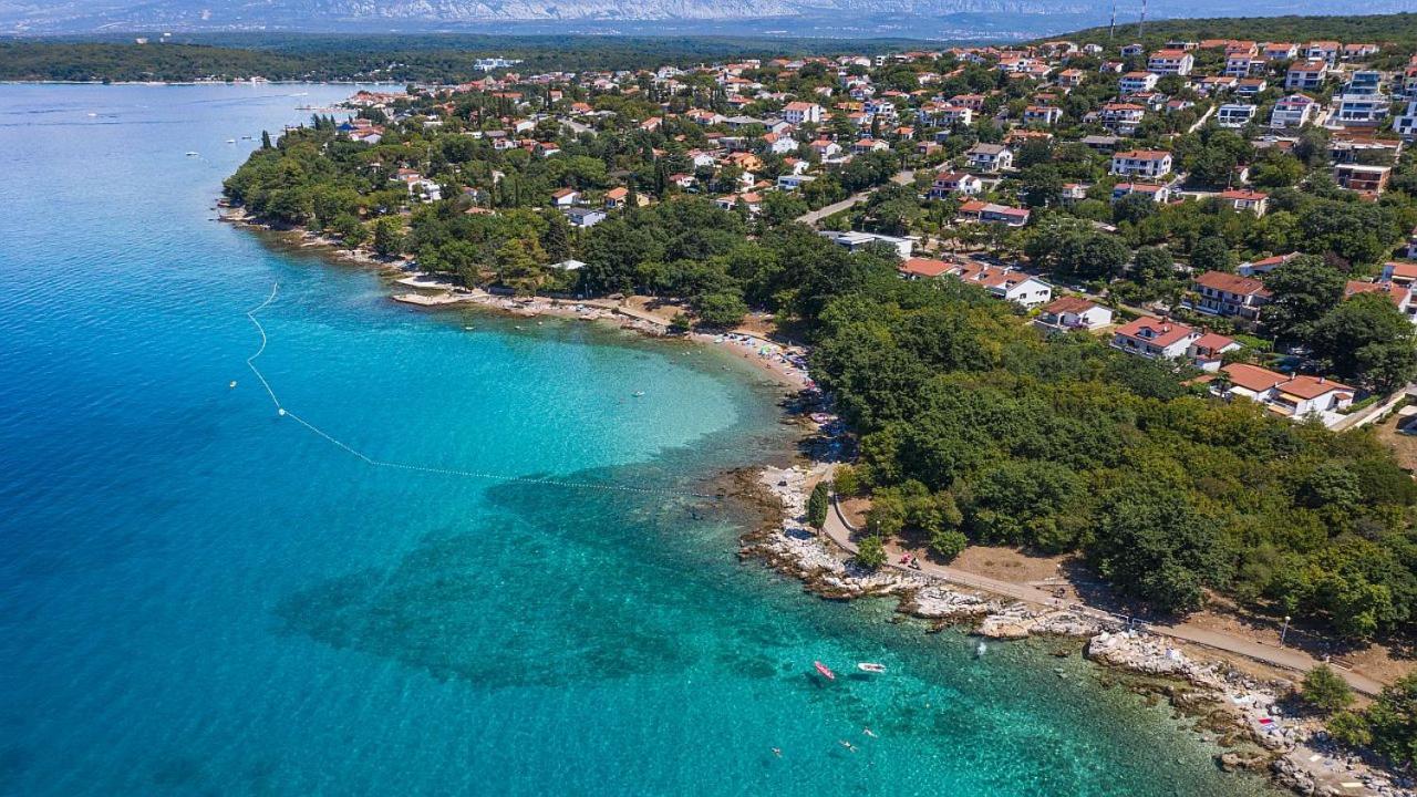 Njivice, Otok Krk, Apartman Dora מראה חיצוני תמונה